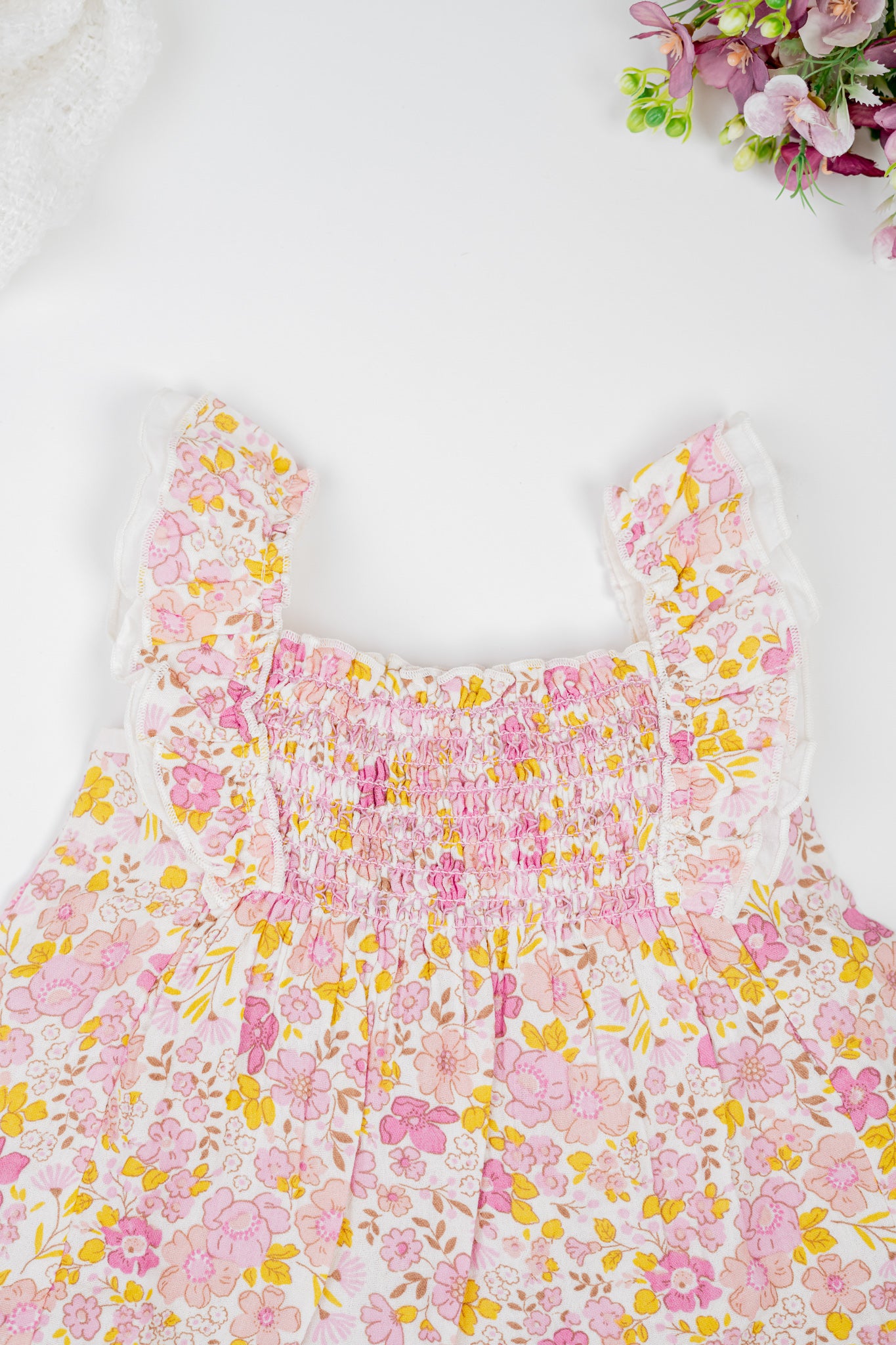 Lantana's girl's dress with bloomer set