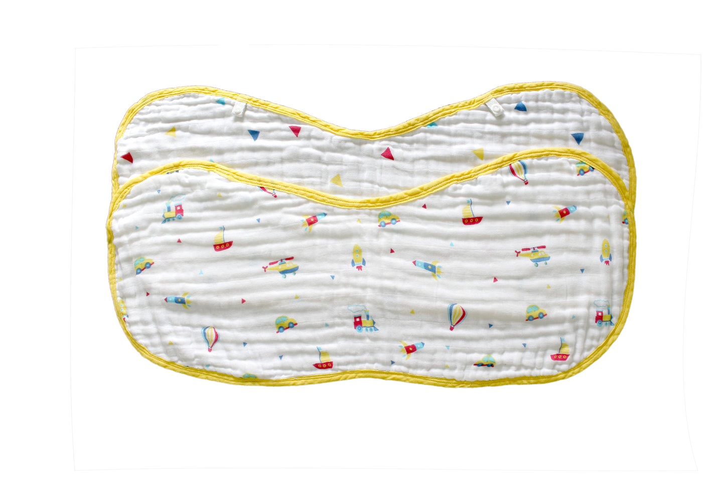 Muslin Burp cloth with vehicles print