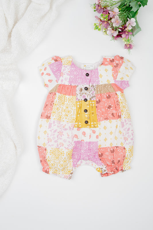 Patchwork Baby Romper