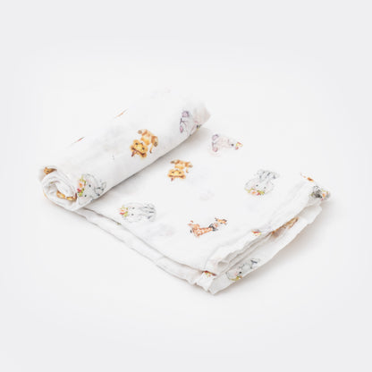 Babies of the savanna swaddle