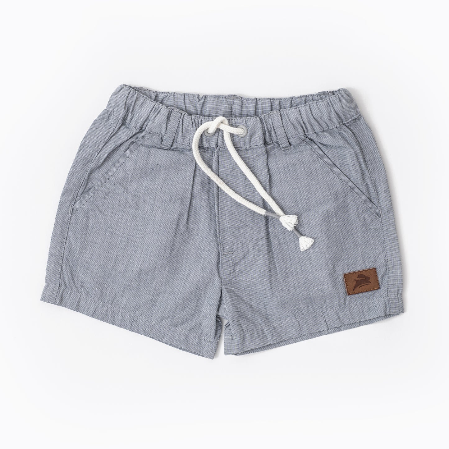 Grey melange boys shorts